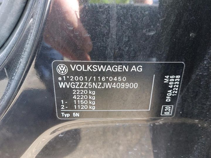 Photo 8 VIN: WVGZZZ5NZJW409900 - VOLKSWAGEN TIGUAN 