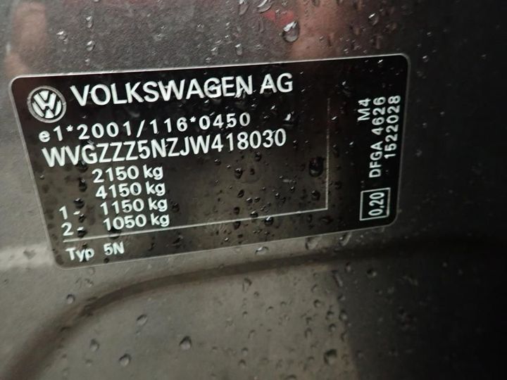 Photo 12 VIN: WVGZZZ5NZJW418030 - VOLKSWAGEN TIGUAN 