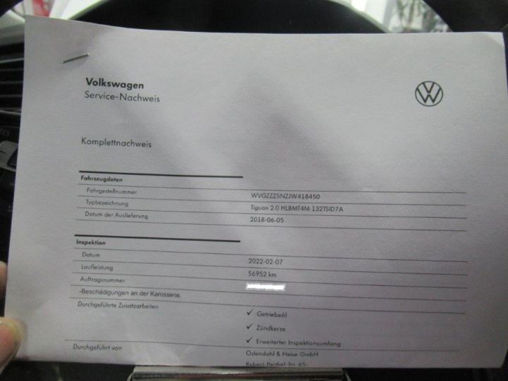 Photo 3 VIN: WVGZZZ5NZJW418450 - VOLKSWAGEN TIGUAN (AD1)(01.2016-&GT2020) 