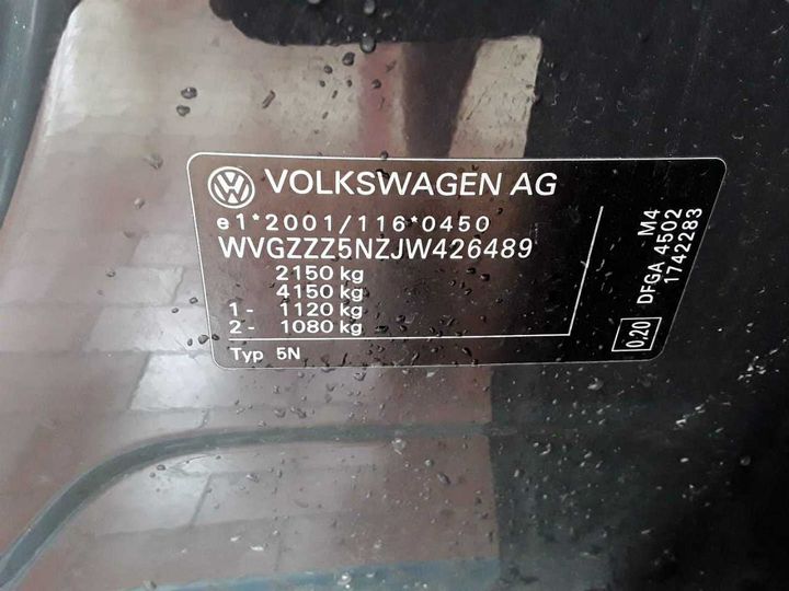 Photo 13 VIN: WVGZZZ5NZJW426489 - VOLKSWAGEN TIGUAN 2.0 TDI SCR 