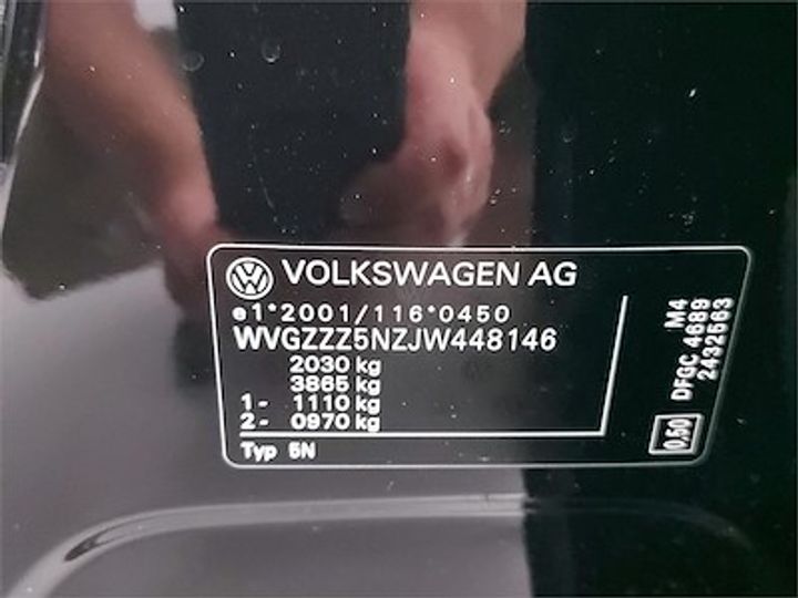 Photo 11 VIN: WVGZZZ5NZJW448146 - VOLKSWAGEN TIGUAN DIESEL - 2016 