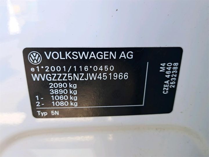 Photo 21 VIN: WVGZZZ5NZJW451966 - VW TIGUAN 