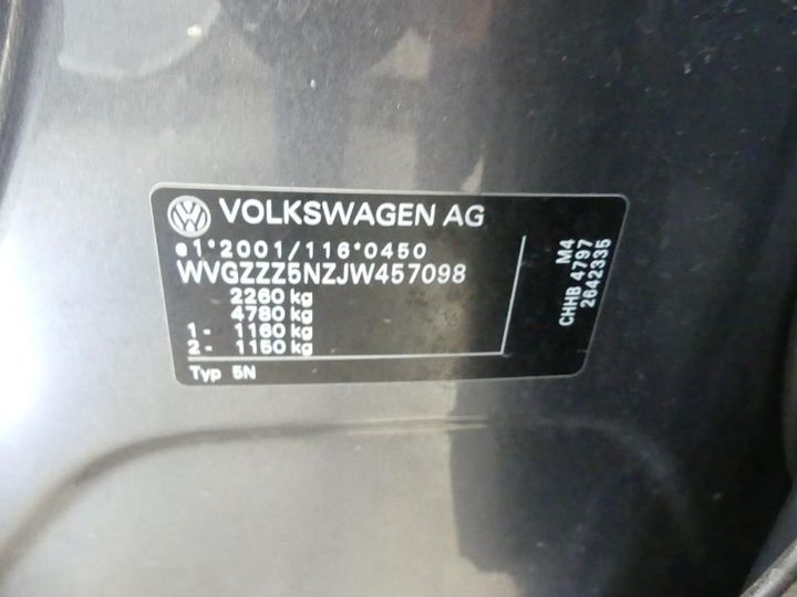 Photo 3 VIN: WVGZZZ5NZJW457098 - VOLKSWAGEN TIGUAN - 2016 