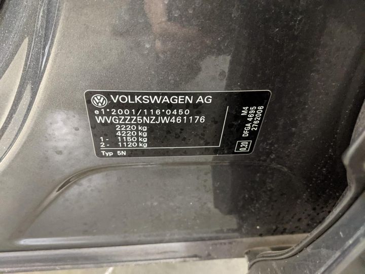 Photo 17 VIN: WVGZZZ5NZJW461176 - VOLKSWAGEN TIGUAN 