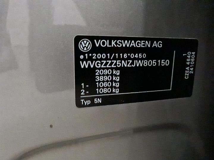 Photo 13 VIN: WVGZZZ5NZJW805150 - VOLKSWAGEN TIGUAN 