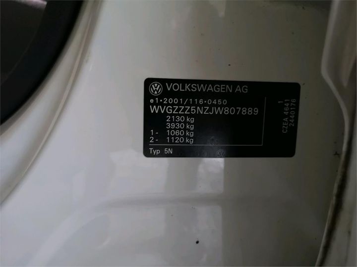 Photo 13 VIN: WVGZZZ5NZJW807889 - VOLKSWAGEN TIGUAN 