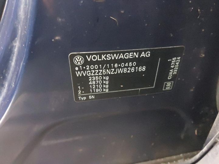 Photo 6 VIN: WVGZZZ5NZJW826168 - VOLKSWAGEN TIGUAN 