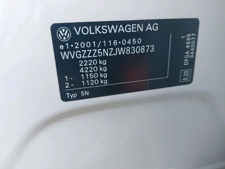 Photo 31 VIN: WVGZZZ5NZJW830873 - VOLKSWAGEN TIGUAN 