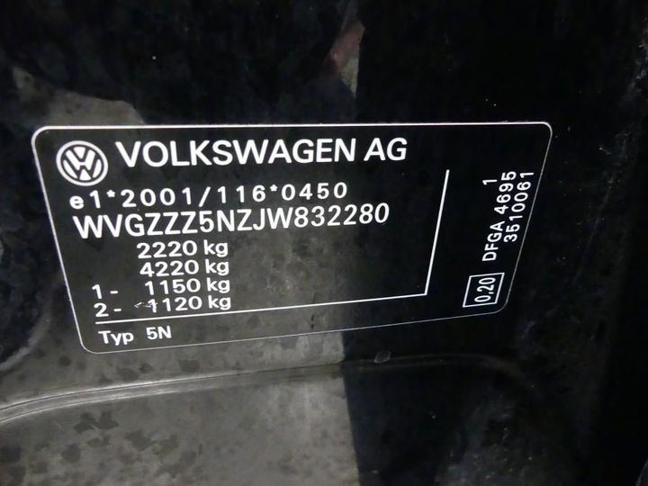 Photo 3 VIN: WVGZZZ5NZJW832280 - VOLKSWAGEN TIGUAN 