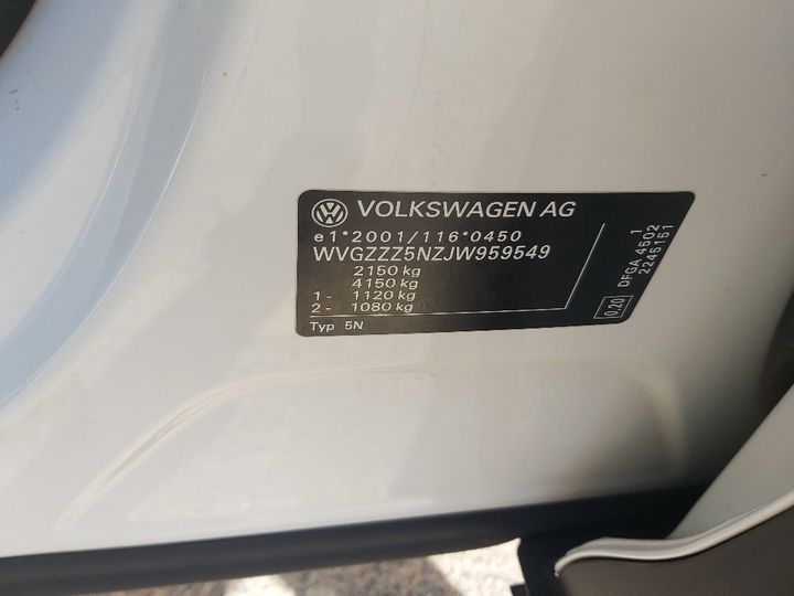 Photo 9 VIN: WVGZZZ5NZJW959549 - VOLKSWAGEN TIGUAN 