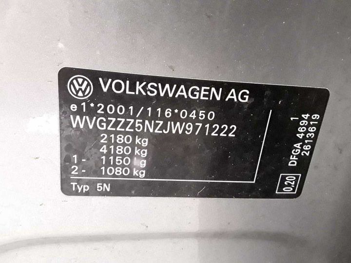 Photo 11 VIN: WVGZZZ5NZJW971222 - VW TIGUAN 2.0 TDI SCR 