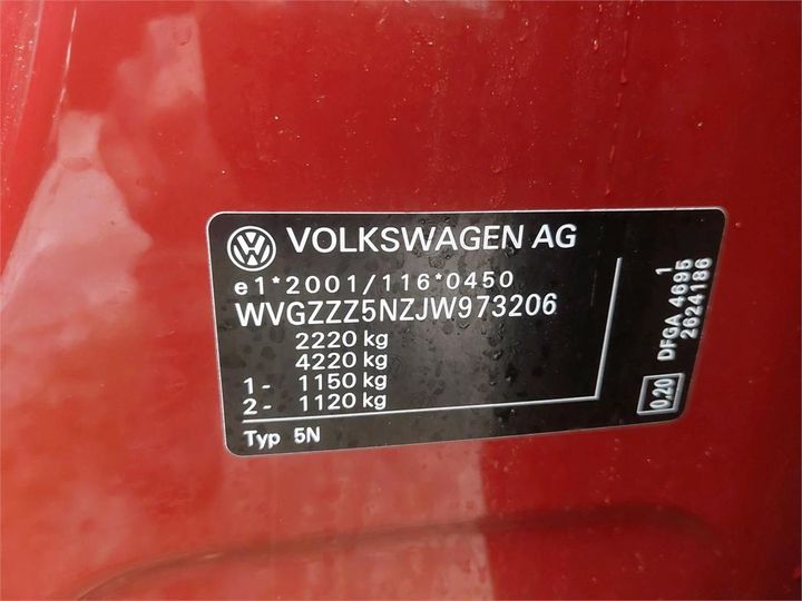 Photo 8 VIN: WVGZZZ5NZJW973206 - VOLKSWAGEN TIGUAN 