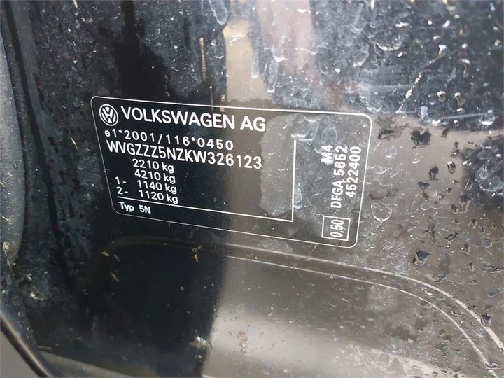 Photo 3 VIN: WVGZZZ5NZKW326123 - VOLKSWAGEN TIGUAN 