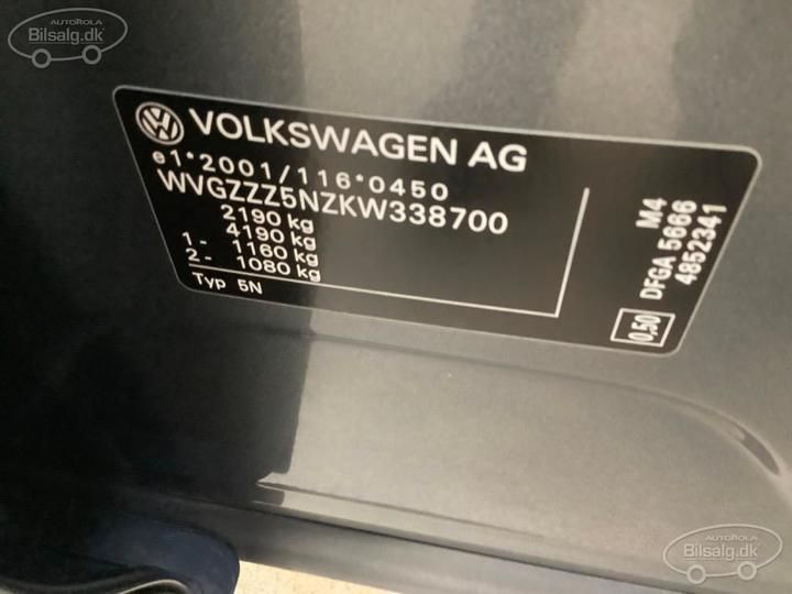 Photo 17 VIN: WVGZZZ5NZKW338700 - VOLKSWAGEN TIGUAN SUV 