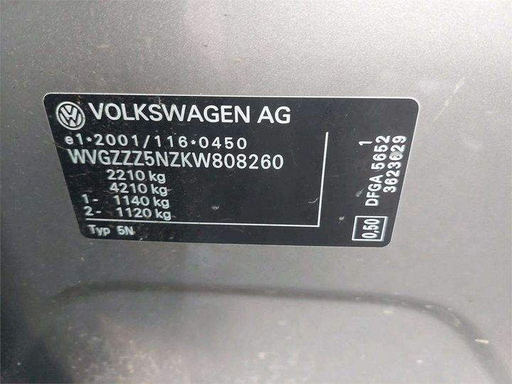 Photo 8 VIN: WVGZZZ5NZKW808260 - VOLKSWAGEN TIGUAN 