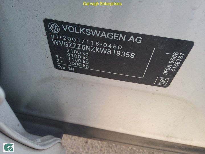 Photo 9 VIN: WVGZZZ5NZKW819358 - VOLKSWAGEN TIGUAN 