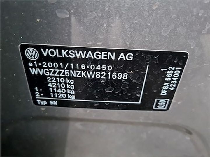 Photo 11 VIN: WVGZZZ5NZKW821698 - VOLKSWAGEN TIGUAN 