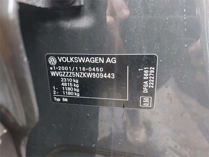 Photo 8 VIN: WVGZZZ5NZKW909443 - VOLKSWAGEN TIGUAN 