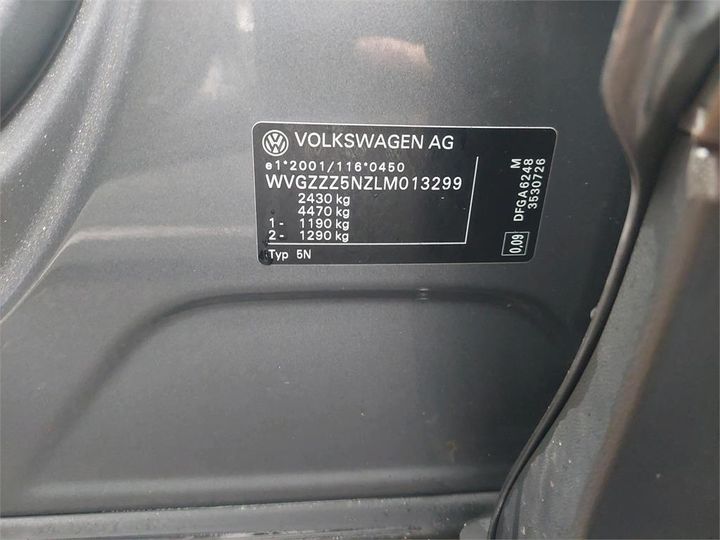 Photo 9 VIN: WVGZZZ5NZLM013299 - VOLKSWAGEN TIGUAN ALLSPACE 