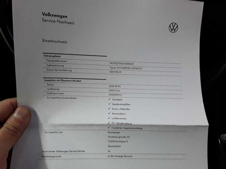 Photo 23 VIN: WVGZZZ5NZLW300525 - VOLKSWAGEN TIGUAN 2.0 TDI SCR 