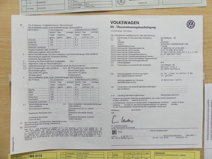 Photo 12 VIN: WVGZZZ5NZLW300874 - VOLKSWAGEN TIGUAN 