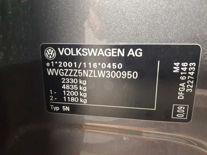 Photo 11 VIN: WVGZZZ5NZLW300950 - VW TIGUAN 2.0 TDI SCR 