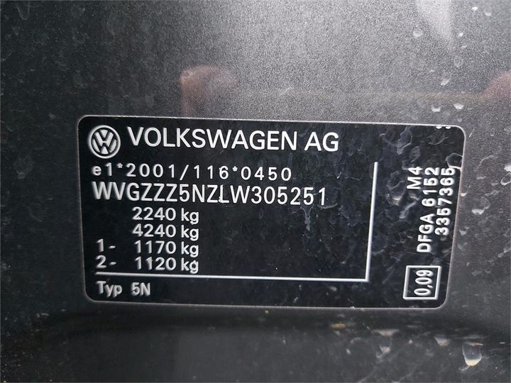 Photo 12 VIN: WVGZZZ5NZLW305251 - VOLKSWAGEN TIGUAN 