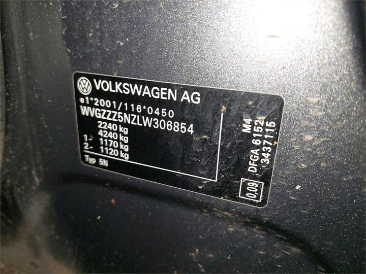 Photo 13 VIN: WVGZZZ5NZLW306854 - VOLKSWAGEN TIGUAN 