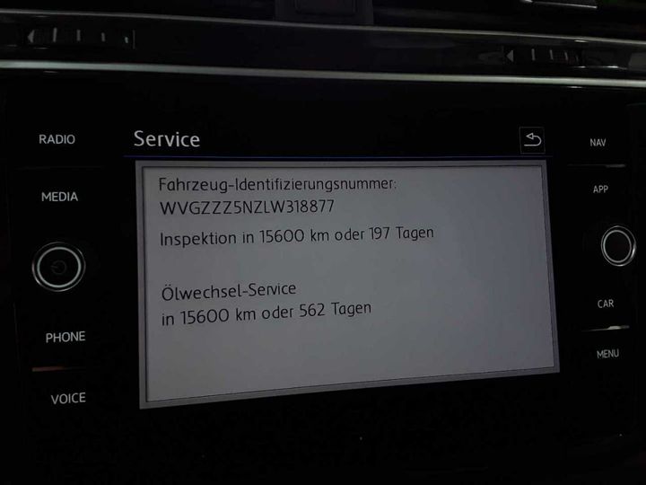 Photo 22 VIN: WVGZZZ5NZLW318877 - VW TIGUAN 2.0 TDI SCR 