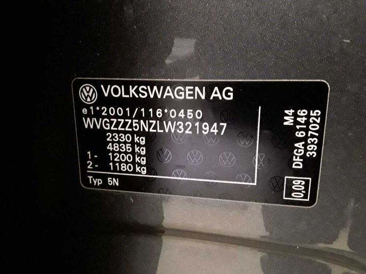 Photo 11 VIN: WVGZZZ5NZLW321947 - VW TIGUAN 2.0 TDI SCR 