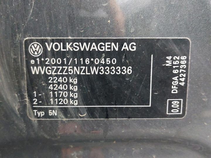 Photo 4 VIN: WVGZZZ5NZLW333336 - VOLKSWAGEN TIGUAN 