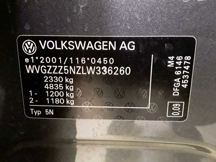 Photo 12 VIN: WVGZZZ5NZLW336260 - VOLKSWAGEN TIGUAN 2.0 TDI SCR 