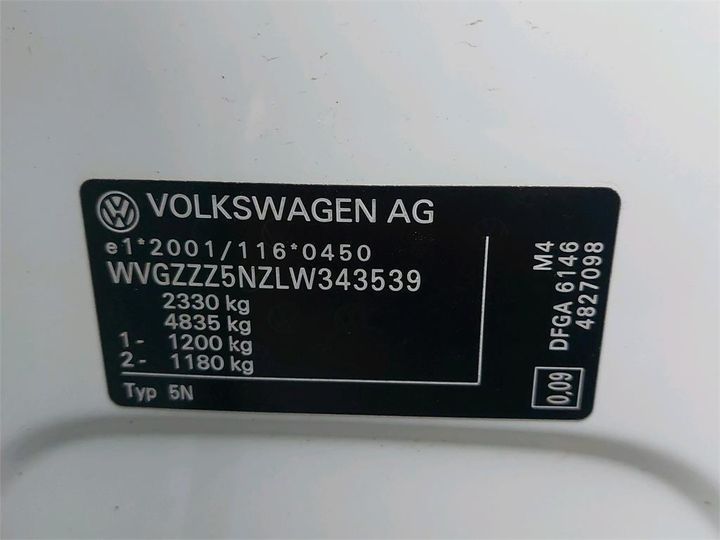 Photo 18 VIN: WVGZZZ5NZLW343539 - VOLKSWAGEN TIGUAN 