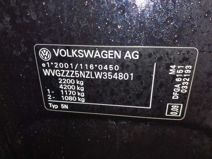 Photo 11 VIN: WVGZZZ5NZLW354801 - VW TIGUAN 2.0 TDI SCR 