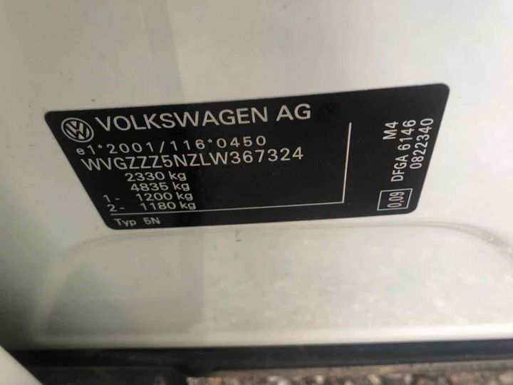 Photo 10 VIN: WVGZZZ5NZLW367324 - VOLKSWAGEN TIGUAN 