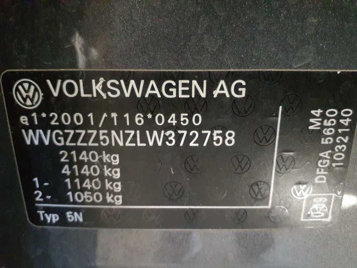 Photo 11 VIN: WVGZZZ5NZLW372758 - VW TIGUAN 2.0 TDI SCR 