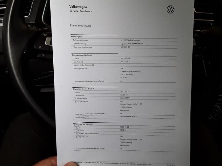 Photo 23 VIN: WVGZZZ5NZLW403900 - VOLKSWAGEN TIGUAN SUV 