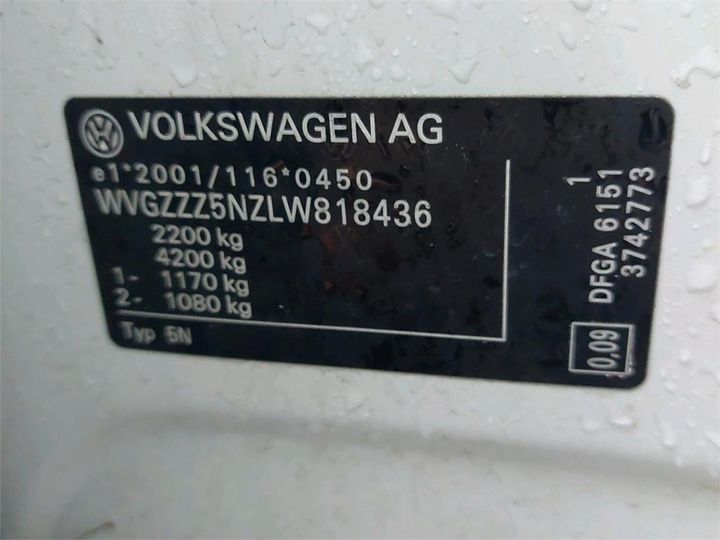 Photo 12 VIN: WVGZZZ5NZLW818436 - VOLKSWAGEN TIGUAN 