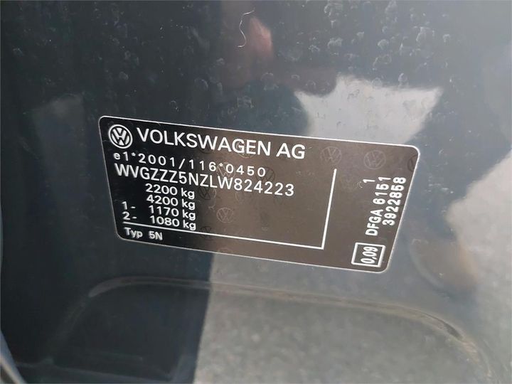 Photo 2 VIN: WVGZZZ5NZLW824223 - VOLKSWAGEN TIGUAN 