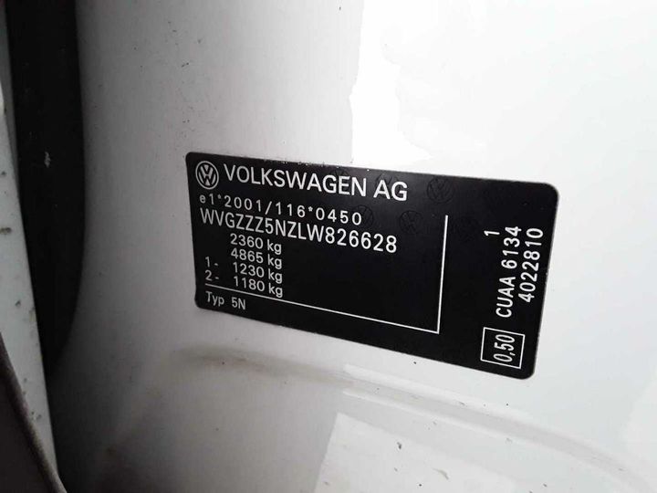 Photo 12 VIN: WVGZZZ5NZLW826628 - VOLKSWAGEN TIGUAN 2.0 TDI SCR 