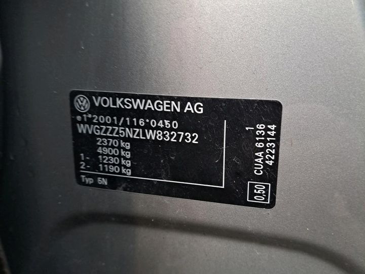 Photo 20 VIN: WVGZZZ5NZLW832732 - VW TIGUAN 