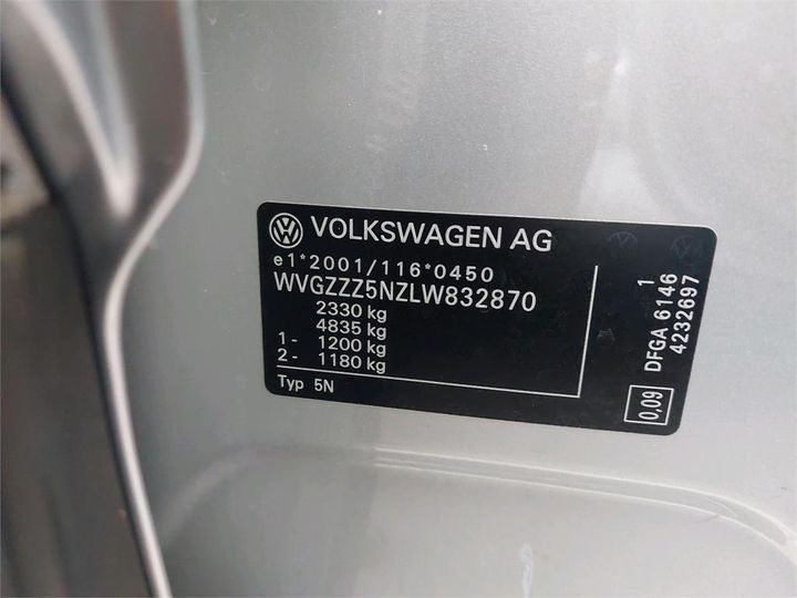 Photo 5 VIN: WVGZZZ5NZLW832870 - VOLKSWAGEN TIGUAN 