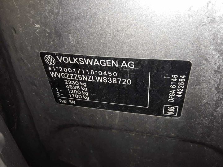 Photo 12 VIN: WVGZZZ5NZLW838720 - VOLKSWAGEN TIGUAN 2.0 TDI SCR 