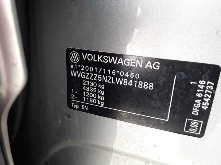 Photo 12 VIN: WVGZZZ5NZLW841888 - VOLKSWAGEN TIGUAN 2.0 TDI SCR 