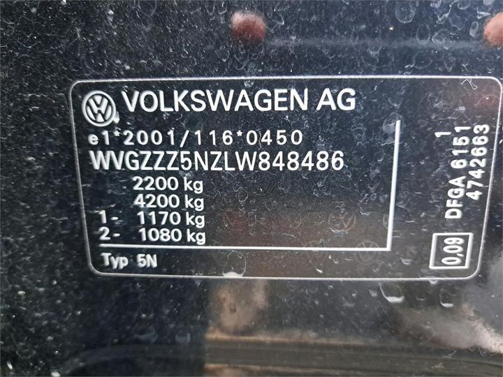 Photo 12 VIN: WVGZZZ5NZLW848486 - VOLKSWAGEN TIGUAN 