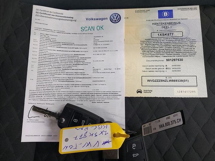 Photo 3 VIN: WVGZZZ5NZLW869339 - VW TIGUAN 