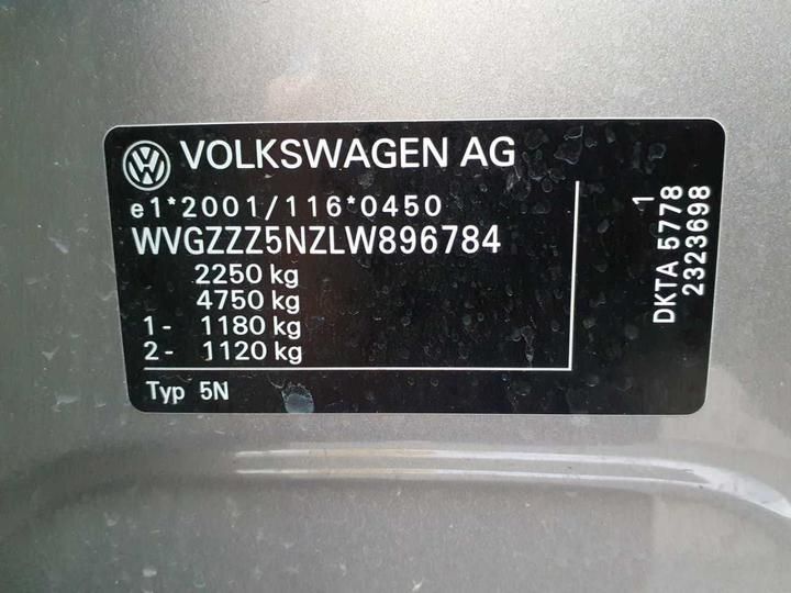 Photo 17 VIN: WVGZZZ5NZLW896784 - VOLKSWAGEN TIGUAN SUV 