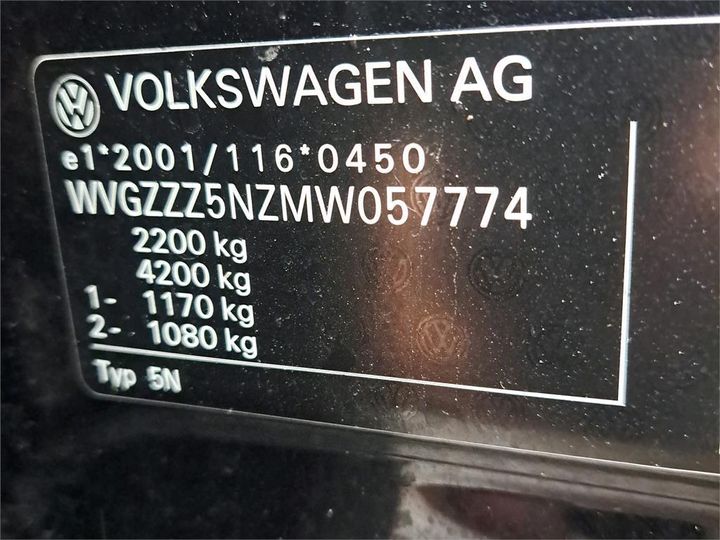 Photo 20 VIN: WVGZZZ5NZMW057774 - VOLKSWAGEN TIGUAN 