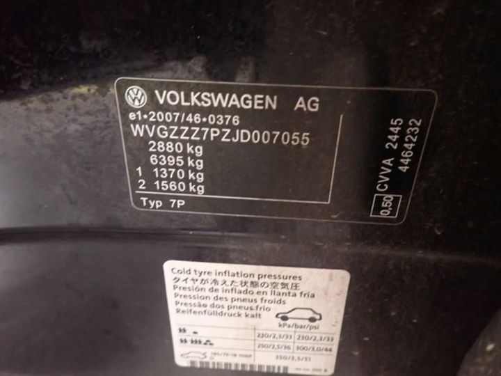 Photo 11 VIN: WVGZZZ7PZJD007055 - VOLKSWAGEN TOUAREG 