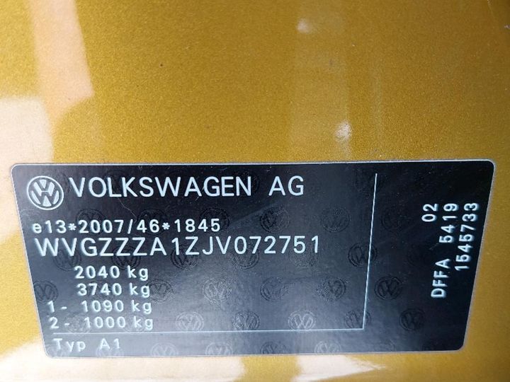 Photo 18 VIN: WVGZZZA1ZJV072751 - VOLKSWAGEN T-ROC 